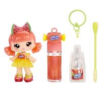 Yummiland x Licensed Sweets Lip Gloss Doll: Jolly Rancher - Mimi Watermelon - Incluye 1 Muñeca, Brillo de Labios DIY + Llavero Extraíble, Juego de Cosméticos, Coleccionable, Para Niños 4+ Años