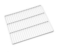 Yummsion Estante Universal PequeñO para FrigoríFico-Congelador,Separador De Estantes para Refrigerador Y Congelador,Divisores De Refrigerador En Hierro Blanco con Estructura De Rejilla