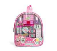 Martinelia - Mochila de belleza Yummy, paleta de brillo labial, esmalte de uñas, bálsamos, pasadores para niñas de 5 a 12 años