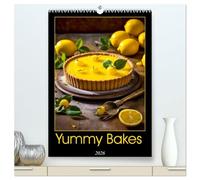 Yummy Bakes (High Quality Premium Wall Calendar 2026 DIN A2 portrait),CALVENDO 12 Month Wall Calendar: Indulge in a year of mouthwatering delights ... of delicious treats and tempting flavors.