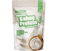 Yummy Crema Proteica - 450 g - ingrediente rico en proteínas para cocinar y hornear con proteína de suero - sin azúcares añadidos y con menos grasa que la nata - ideal para realzar platos calientes