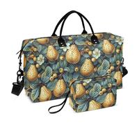 Yummy Pears - Bolsa decorativa de transporte para fin de semana, bolsa de viaje para gimnasio, bolsa de aseo para entrenamiento, gran capacidad, para mujer