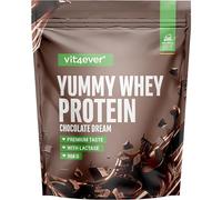 Yummy Whey Protein Powder - Sueño de Chocolate - Hasta 22,5g de proteína por ración - Batido de proteína con lactasa y suero alemán (908g)