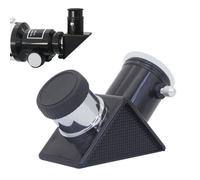 Yumneo Adaptador diagonal, reflector diagonal transparente de 90 grados, astrofotografía visual astronómica, accesorios oculares telescópicos para principiantes, niños