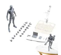 Yumneo Body Kun - Figuras de acción | Modelo de figuras de dibujo flexibles con articulaciones móviles | Conjunto de cuerpo de PVC para dibujar, pintar, dibujar, artistas