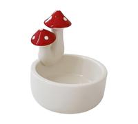 Yumneo Portavelas - Portavelas con forma de hongo, difusor de aromaterapia de cerámica, centros de mesa para mujeres, fiesta de cumpleaños, boda, sala de estar, cocina