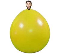 Yumoo Globo de látex redondo gigante para fiesta de cumpleaños, decoración inflable de aire, globo de huevo humano para juego divertido