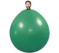 Yumoo Globo de látex redondo gigante para fiesta de cumpleaños, decoración inflable de aire, globo de huevo humano para juego divertido