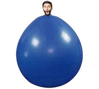 Yumoo Globo de látex redondo gigante para fiesta de cumpleaños, inflable, decoración de aire, globo de huevo humano para juego divertido
