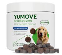 YuMOVE Condroprotector Perros 30 Masticables - Articulaciones Perro Senior +8 Años con Mejillon Labio Verde Complejo ActivEase de 150mg Cada Masticable & Aceite de Pescado - Movilidad del Canino