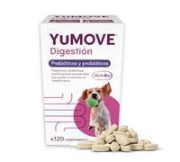 YuMOVE Probióticos para Perros 120 Pastillas - Fórmula ActivBio con L. Acidophilus, B. Bifidum & Prebióticos para Perros Naturales - Appoyo Intestinal, Digestión Saludable & Bienestar Canino Diario