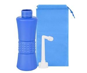 YumSur Bidé de Viaje Portátil, Pulverizador de bidé portátil para viajes, puerpera, parto, uso al aire libre, camping, con bolsa de almacenamiento- 500 ml