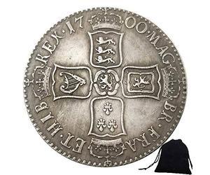 YunBest 1700 monedas antiguas antiguas británicas antiguas del Reino Unido - Gran Chelín Británico Moneda Vieja - Monedas conmemorativas sin circular-Descubre la historia de monedas BestShop