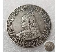YunBest 1887 - Moneda sin circular del emperador del Reino Unido - Moneda británica antigua del Reino Unido - Cinco monedas conmemorativas conmemorativas - Descubre la historia hecha a mano - BestShop