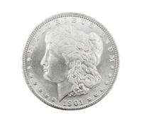 YunBest 1901 Antigua Gran Libertad Dólares Morgan Eagle Monedas de un dólar - Lucky Uncirculated Conmemorative Old Coin-Descubre la historia de US Monedas BestShop