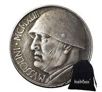 YunBest Monedas antiguas de Italia de 1943 - Moneda conmemorativa antigua de Italia - Moneda antigua italiana - Gran descubrimiento de la historia de las monedas BestShop