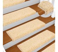 YunCangg Alfombrillas antideslizantes para escalones, 10 unidades, 65 x 21 x 4 cm, autoadhesivas, protección para escaleras de madera, escaleras interiores, escaleras de caracol, mascotas y niños