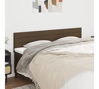 YunCangg Cabeceros de tela marrón oscuro 160 x 5 x 78/88 cm con respaldo, independiente y regulable en altura, cabecero tapizado para dormitorio, habitación de invitados, cama doble y cama individual