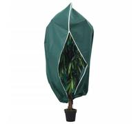 YunCangg Fieltro de invierno con cremallera, 70 g/m², 3,14 x 2,5 m, color verde, con cordón, protección contra heladas, nieve y pájaros, para el cuidado del jardín y el cuidado de las camas