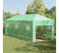 YunCangg Invernadero con marco de hierro, 290 x 870 x 315 cm, túnel de aluminio, para jardín, terraza, con ventilación, protección contra heladas, ventana y puerta, ideal para verduras, flores