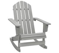 YunCangg Mecedora de jardín de madera maciza, 70 x 91,5 x 92 cm, con reposabrazos y respaldo, para terraza, balcón, resistente a la intemperie y duradera, ideal como silla de relax y sillón de