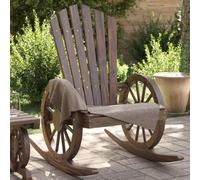 YunCangg Mecedoras Adirondack, 2 unidades, de madera maciza de abeto, 62 x 89 x 99 cm, con reposabrazos y respaldo, resistente a la intemperie, para jardín, balcón, terraza, exterior, relax