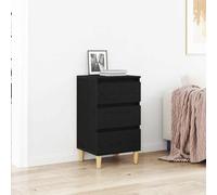 YunCangg Mesita de noche con aspecto de roble negro, 40 x 35 x 70 cm, con cajón, pequeña mesa auxiliar para dormitorio, diseño estable, versátil mesa lateral para más espacio de almacenamiento