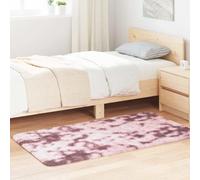 YunCangg NAVARRA Alfombra Shaggy de pelo alto, 80 x 150 cm, poliéster, antideslizante, lavable, suave, para salón, dormitorio, pasillo, balcón, terraza, moderna, vintage, bohemia