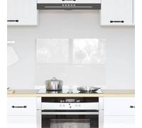 YunCangg Panel posterior de cocina transparente de cristal templado de 70 x 50 cm, resistente al calor y duradero, moderno antisalpicaduras para cocina, fácil limpieza, ideal para ayudantes domésticos