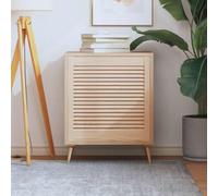 YunCangg Puerta de armario, diseño de láminas de madera de pino maciza, 61,5 x 59,4 cm, repuesto para puerta de muebles de cocina y baño, placa frontal para renovación, instalación y montaje