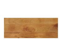 YunCangg Tablero de mesa 70 x 40 x 3,8 cm, madera maciza de mango en aspecto de roble, rectangular, placa de repuesto para mesa de café, mesa de salón, versátil, diseño rústico, fácil limpieza