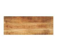 YunCangg Tablero de mesa rectangular de 90 x 30 x 2,5 cm, madera maciza de mango rugosa para salón, placa de repuesto versátil, madera natural resistente, ideal como mesa de café o mesa auxiliar