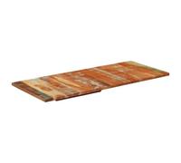 YunCangg Tablero rectangular de 60 x 140 cm de madera maciza recuperada 25-27 mm de grosor con acabado pulido para mesa de café, mesa auxiliar, salón, muebles de apartamentos, encanto rústico