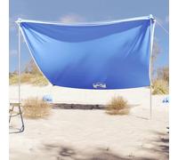 YunCangg Tienda de campaña para playa de poliéster con protección UV40+, 304 x 300 cm, color azul, incluye sacos de arena y bolsa de transporte para camping, al aire libre, playa, senderismo y