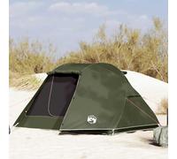 YunCangg Tienda de pesca para 3 personas, color verde oliva, resistente al agua, de poliéster 185T con revestimiento de poliuretano, 312 x 216 x 114 cm, con conector E, fácil montaje para camping