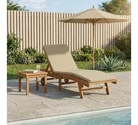 YunCangg Tumbona marrón y beige de poliéster ajustable, plegable, ergonómica, resistente a la intemperie, para jardín, terraza, balcón, piscina, exterior, camping, tumbona de relax con respaldo