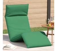 YunCangg Tumbona plegable verde Oxford 175 x 54 x 8,5 cm con respaldo ajustable y acolchado para jardín, terraza, piscina, camping, relajación al aire libre