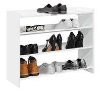 YunCangg Zapatero blanco de madera 80 x 25 x 62 cm con mucho espacio de almacenamiento, ahorra espacio y es robusto para pasillo, pasillo y entrada, práctico almacenamiento de zapatos y orden