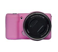 Yunchenghe A5000 Caja de la Vivienda de la cámara, Cubierta de la Caja de la cámara de la Goma de Silicona Profesional Desmontable Protectora, para Sony A5000/A5100 - Rosa