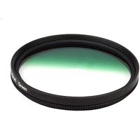 Yunchenghe Filtro de gradiente de gradiente Verde Degradado de 72mm, para Canon Nikon Sony Lente de cámara réflex Digital