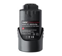 YUNCHI Batería de 3,0 Ah compatible con sistema Bosch Professional de 12 V, batería de repuesto para herramientas Bosch azul con 10,8 V - 12 V