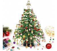 YUNFAN DIY Beaded Christmas Tree Kit,Handmade Mini Desk Xmas Bead Art，A