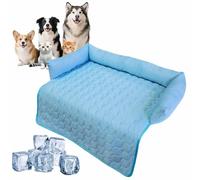 YUNFAN Heatrelief Cooling Dog Bed,Cooling Dog Beds for Car,Foldable Large Cool Bed,Durable Anti-Scratch Gel Pad,Waterproof Couch Cover,Pet Coolings Mat for Kennel,Sofa,Floor,Car (A, 70×70cm)