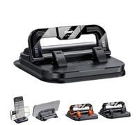 YUNFAX Car Phone Holder 360 Degree Rotation - Upgraded Strong Suction Mount for Dashboard/Windscreen,Suitable for Car Navigation in-Cars Dashboard,Anti-Slip Holder for All Phones (Blcak)