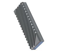 YUNGLOO Disipador térmico compacto de disco duro 2280, fácil instalación, integración perfecta con componentes de PC para estaciones de trabajo de PC de escritorio, disipador de calor SSD de alto
