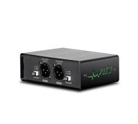 YUNGLOO Eliminadores de zumbidos de sonido de dos canales con carcasa de metal de 3 ganancias para aplicaciones de sonido, destructores de bucle de tierra de doble canal de metal