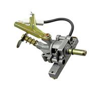 YUNGLOO Estufa de cocina doble con resaltado permanente de bronce con protector de cambio de puerta de acero inoxidable