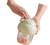 YUNGLOO Potente molinillo de cocina multifunción de 420 W motorizado para picar carne, ajo, triturar verduras, ahorro de espacio y apto para lavavajillas, herramienta para picar carne