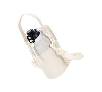 YUNGLOO Soporte térmico de diseño ligero con correa de hombro desmontable y compartimento para teléfono para aventuras, bolsa ajustable para botella de agua para equipo de senderismo, beige, Mass