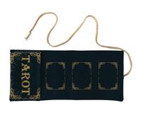 YUNGLOO Table Divinations - Organizador de tarjetas, bolsa de juegos plegable, funda de tarot enrollable, bolsas de almacenamiento de tarots, estuche de almacenamiento de tarots